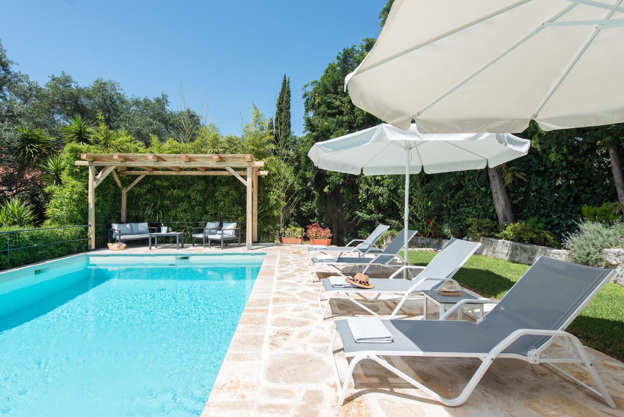 Villa Apleton Kassiopi Bagian luar foto