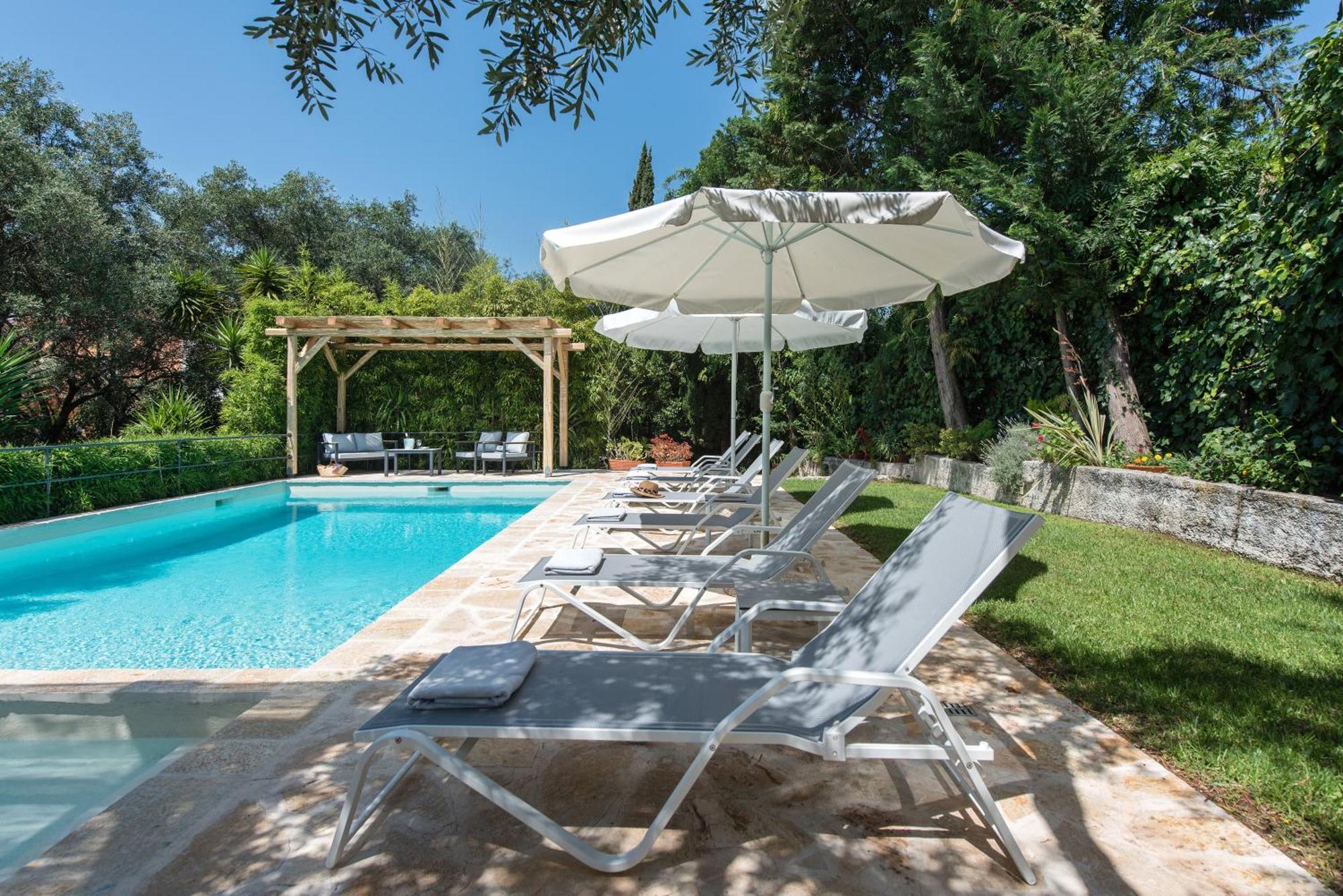 Villa Apleton Kassiopi Bagian luar foto